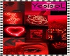 Background Red Neon