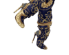 v. Navy Versace Boots