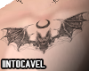 Tatto chest Bat