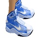 Blue & White Nikes