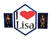 I Love Lisa Pic Frame