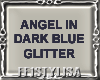 ! Angel Dk Blue Glitter