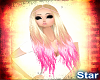Blond Pink Hippie Hair