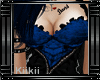 xkkx Blk/Blue Sexy Top *