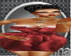 (VF) Red Satin Dress