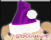 Li'l santa's hat purple