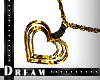 -DM-Gold Heart Necklace