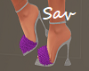 Purple/Gray Heels