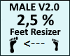 Feet Scaler 2,5% V2.0