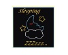 M/F Sleeping Z Head Sign