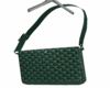 green goyard bag