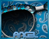 Paisley Glases Blue