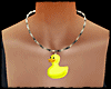 YELLOW DUCKY NECKLACE