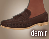 [D] True brown loafer
