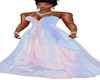 PINK&BLUEFLOWERED GOWN F