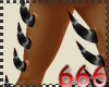 (666) black legs horns