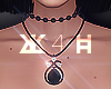 Olivia black necklace !