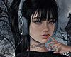 !!! Goth Kitty Top