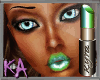 (KA)Glitter Lips(Green)