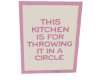 Pink Kitchen wall art