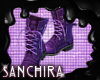 Purple army boot