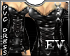 EV TrASH PVC DreSS Black