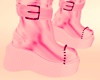 BABY HEART PINK BOOTS
