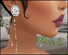 Silver Floral Earrings