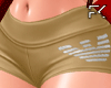 Gold Mini Shorts e