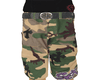 purp/camo ch shorts
