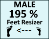 Feet Scaler 195% Male