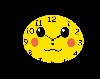 Animated Pikachu Clock