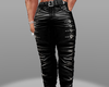 Leather black pants