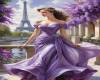 purple bridial show