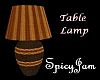 Table Lamp Brn/Gold