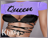 K queen purple top