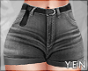 ¥ Gray Shorts w/ Belt