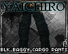 BLK Baggy Cargo Pants M