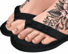 Black Slipper + Tattoo