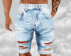 Blue light shorts jeans