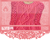 ⚓ Pink Cable-Knit 