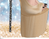 Gold Love Heels Fashion