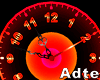 [a] Neon Clock Red