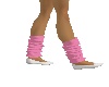 light pink leg warmers
