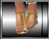 A^Gold Sandals