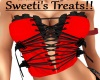 red&black corset