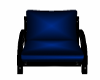 {GD}black&blue chair