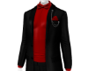Black Red Bowtie Suit