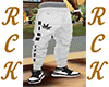 RCK§Pants White & Black