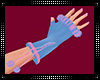 blue and pink Gloves